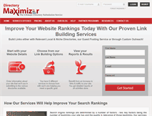 Tablet Screenshot of directorymaximizer.com